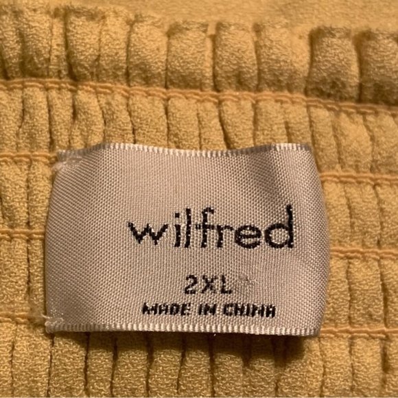 Wilfred Yellow Puff Sleeve Blouse - Picture 8 of 11